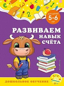 Развиваем навык счёта: для детей 5-6 лет (мягк.обл.)