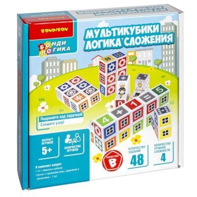 Мультикубики. Логика сложения. Настольная игра
