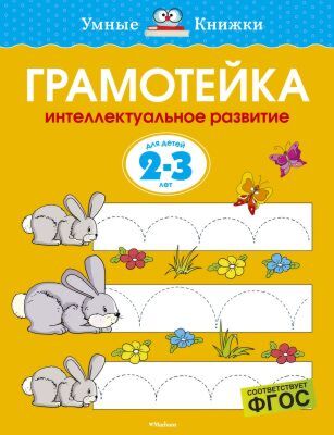 Грамотейка. Интеллектуальное развитие детей 2-3 лет (мягк.обл.)