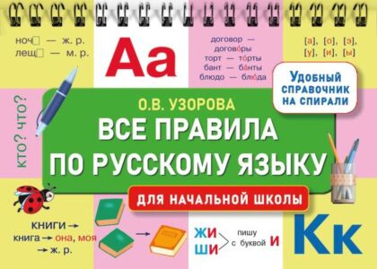 Все правила по русскому языку для начальной школы (мягк.обл.)