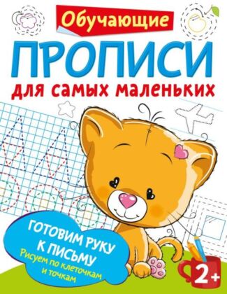 Готовим руку к письму: рисуем по клеточкам и точкам (мягк.обл.)