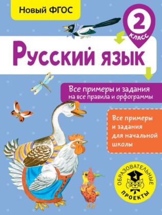 Русский язык. Все примеры и задания на все правила и орфограммы. 2 класс (мягк.обл.)