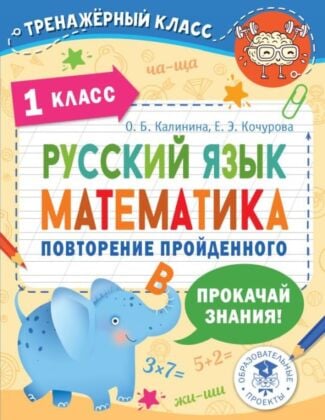 Русский язык. Математика. Повторение пройденного. 1 класс (мягк.обл.)