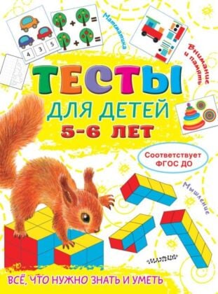 Тесты для детей 5-6 лет (мягк.обл.)