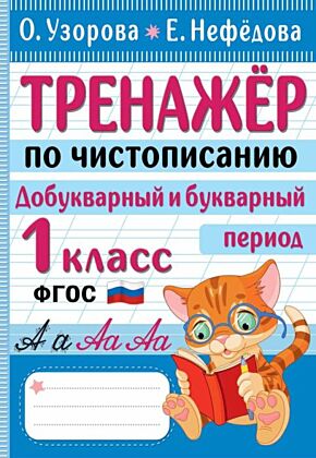 Тренажер по чистописанию. Добукварный и букварный период. 1 класс (мягк.обл.)