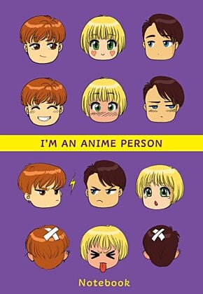 I'm an anime person. Блокнот для истинных анимешников (мягкая обложка) (мягк.обл.)