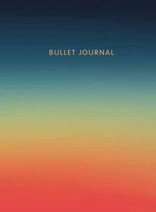 Блокнот в точку: Bullet Journal (закат, 160 c., с наклейками)