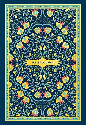 Блокнот в точку: Bullet Journal (ковер золотой, 160 c., с наклейками)