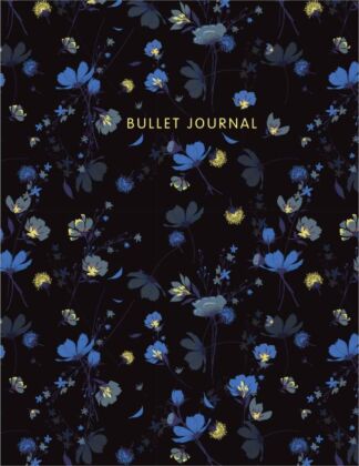 Блокнот в точку: Bullet Journal (полночные цветы, 144 c., пружина) (мягк.обл.)