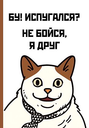 Бу! Испугался? Ежедневник недатированный (А5, 72 л.)