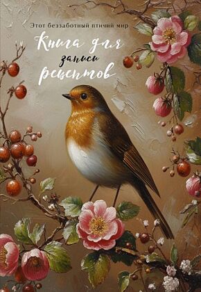 Книга для записи рецептов (Птица в вечернем свете) (мягк.обл.)