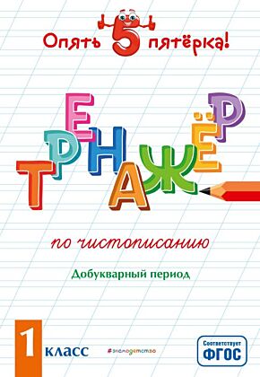 Тренажер по чистописанию. Добукварный период. 1 класс (мягк.обл.)