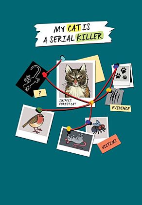 Блокнот My Cat Is a Serial Killer (А5, 144 стр., серый кот)