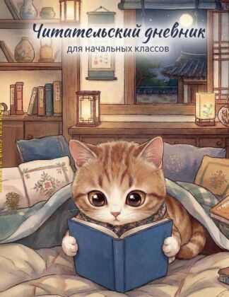 Читательский дневник для начальных классов. Котик (32 л., цветной блок) (мягк.обл.)