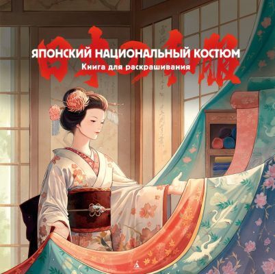 Японский национальный костюм. Книга для раскрашивания (мягк.обл.)