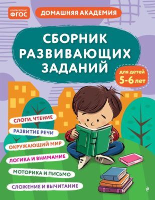 Сборник развивающих заданий для детей 5-6 лет (мягк.обл.)