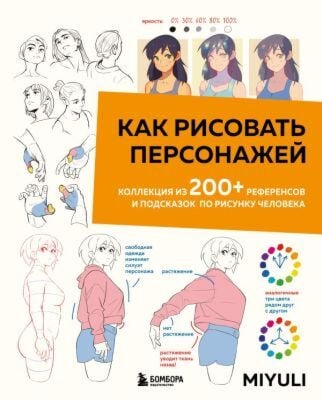 Как рисовать персонажей. Коллекция из 200+ референсов и подсказок по рисунку человека (мягк.обл.)