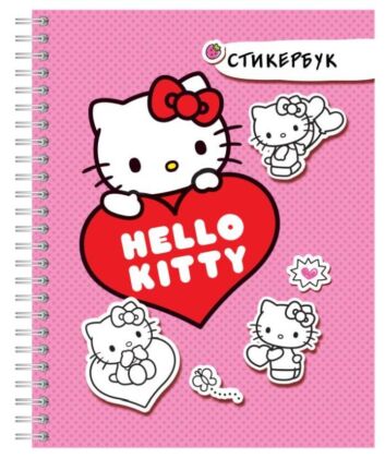 Hello Kitty: стикербук (мягк.обл.)