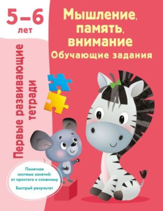 Мышление, память, внимание. Обучающие задания. 5-6 лет (мягк.обл.)