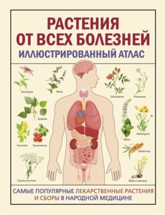РАСТЕНИЯ ОТ ВСЕХ БОЛЕЗНЕЙ. Иллюстрированный атлас (мягк.обл.)